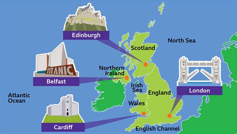 Geo quiz: Name the four capital cities of the United Kingdom..